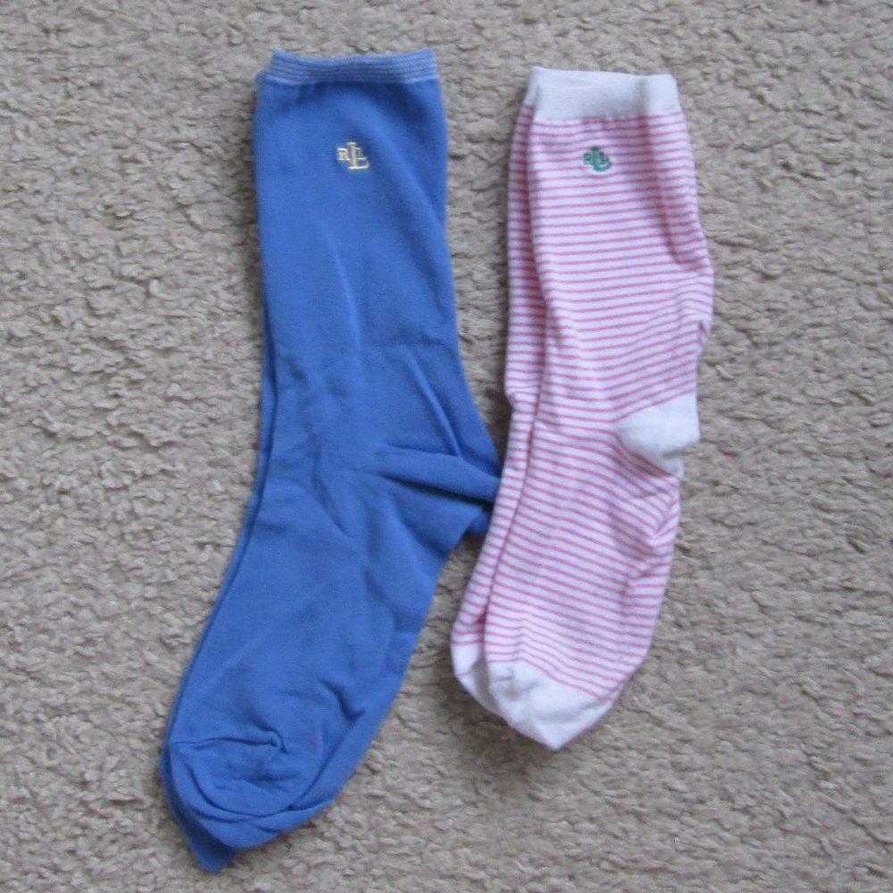 BUNDLE OF RALPH LAUREN MID-CALF WOMENS SOCKS